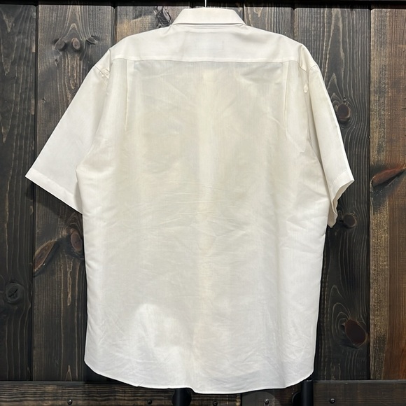 Versace Classic V2 Shirt Vintage Dress Button Down White Embroidered 17 Short - Picture 8 of 11